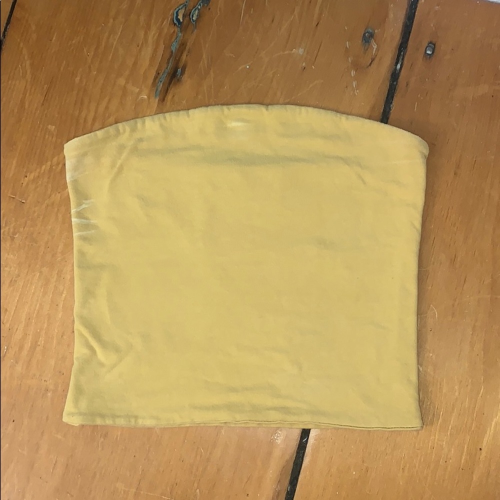 Yellow Brandy Melville Tube Top